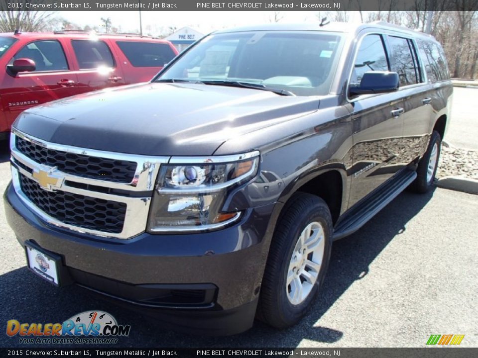 2015 Chevrolet Suburban LS Tungsten Metallic / Jet Black Photo #1