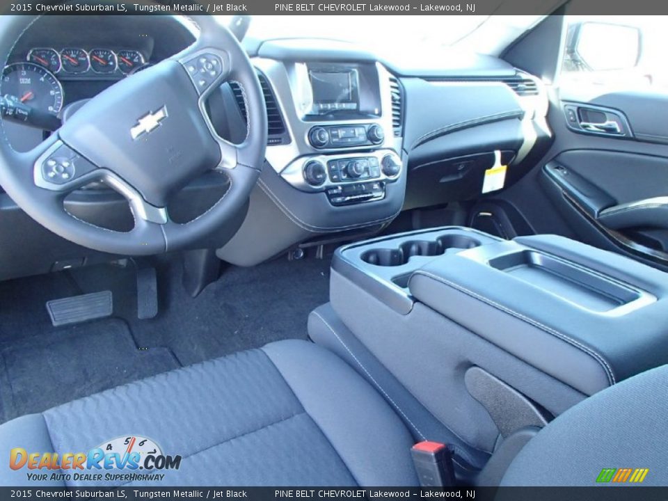 2015 Chevrolet Suburban LS Tungsten Metallic / Jet Black Photo #7