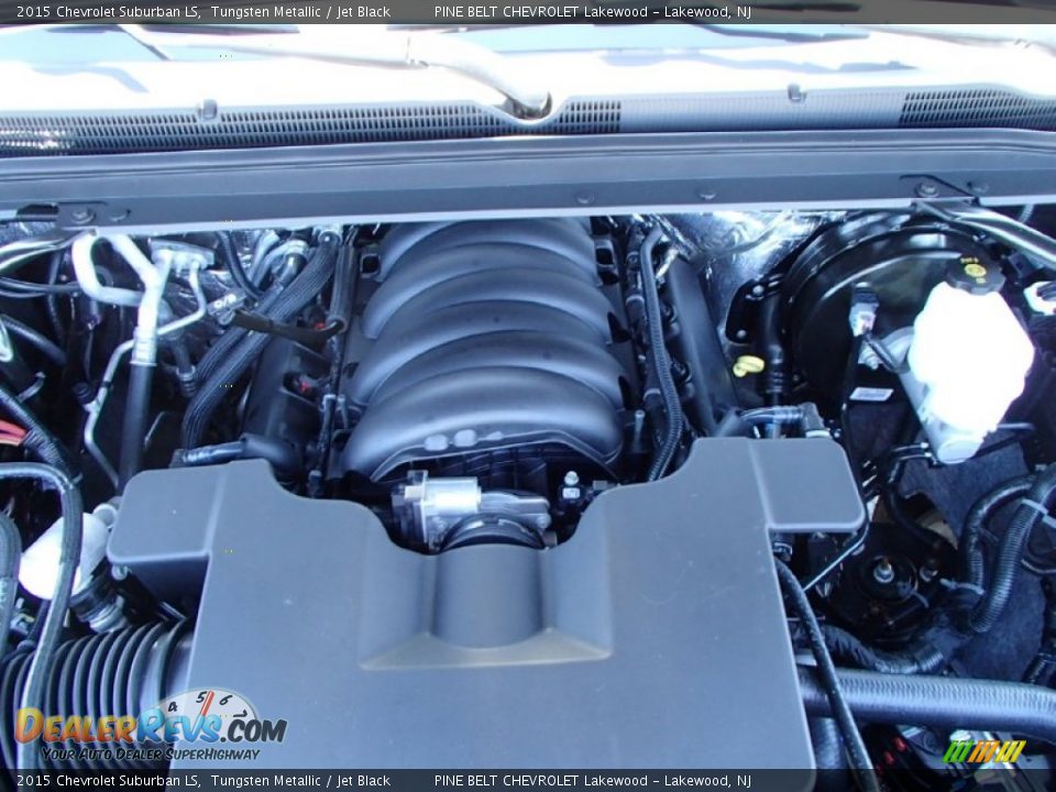 2015 Chevrolet Suburban LS Tungsten Metallic / Jet Black Photo #11