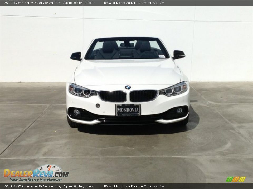 2014 BMW 4 Series 428i Convertible Alpine White / Black Photo #3