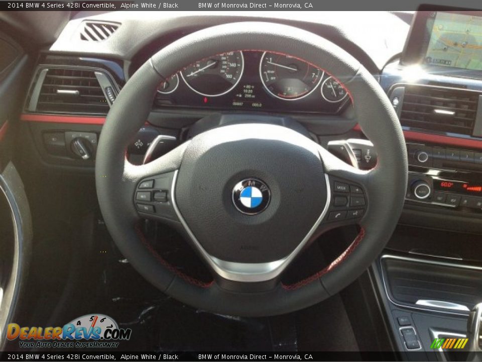 2014 BMW 4 Series 428i Convertible Steering Wheel Photo #9