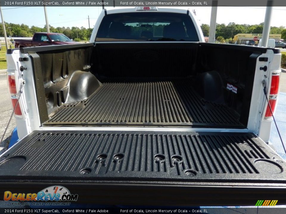 2014 Ford F150 XLT SuperCab Oxford White / Pale Adobe Photo #4