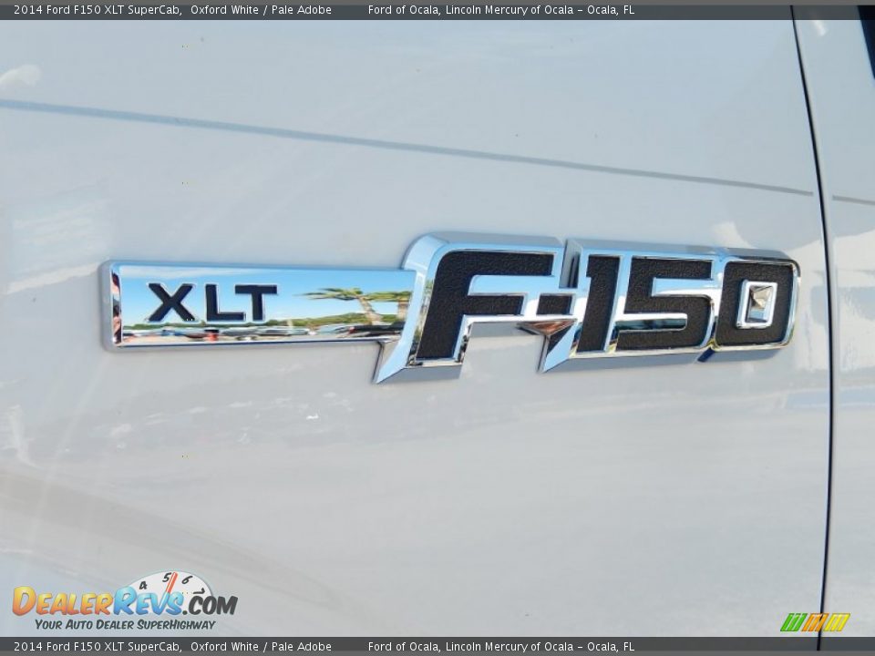 2014 Ford F150 XLT SuperCab Oxford White / Pale Adobe Photo #5