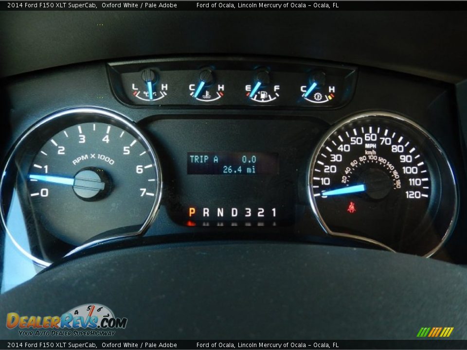 2014 Ford F150 XLT SuperCab Oxford White / Pale Adobe Photo #9