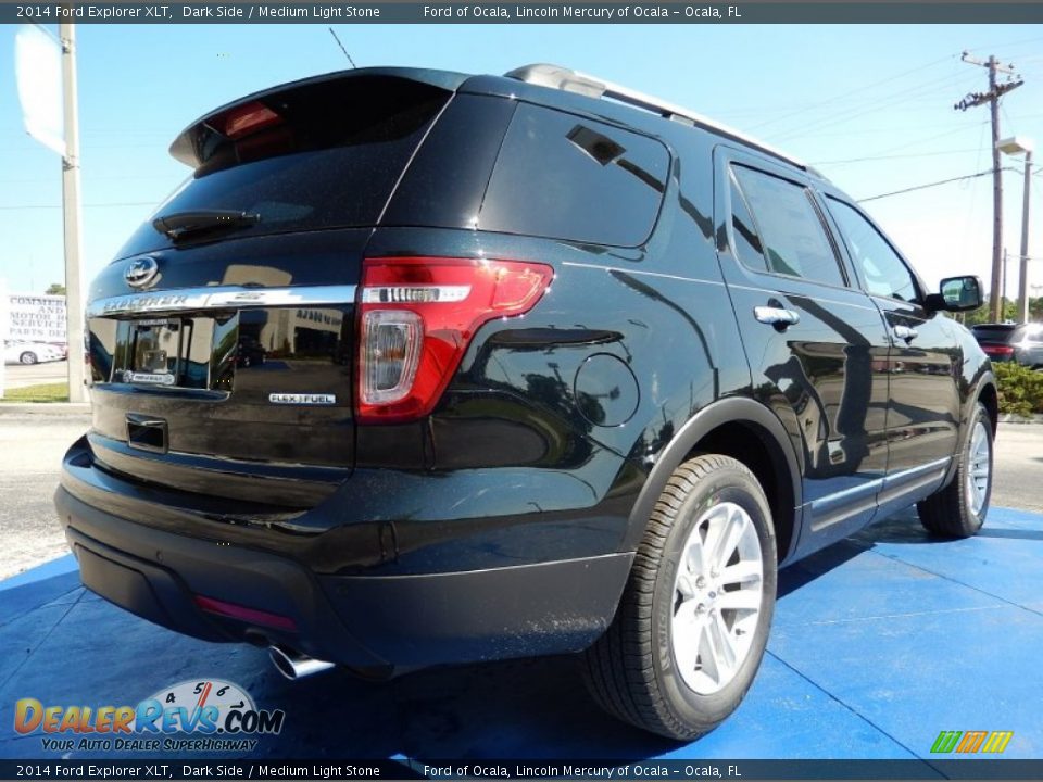 2014 Ford Explorer XLT Dark Side / Medium Light Stone Photo #3