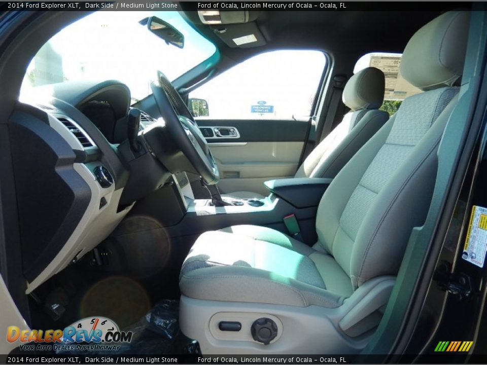 2014 Ford Explorer XLT Dark Side / Medium Light Stone Photo #6