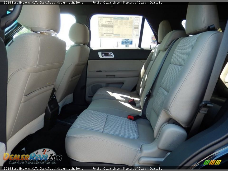 2014 Ford Explorer XLT Dark Side / Medium Light Stone Photo #7