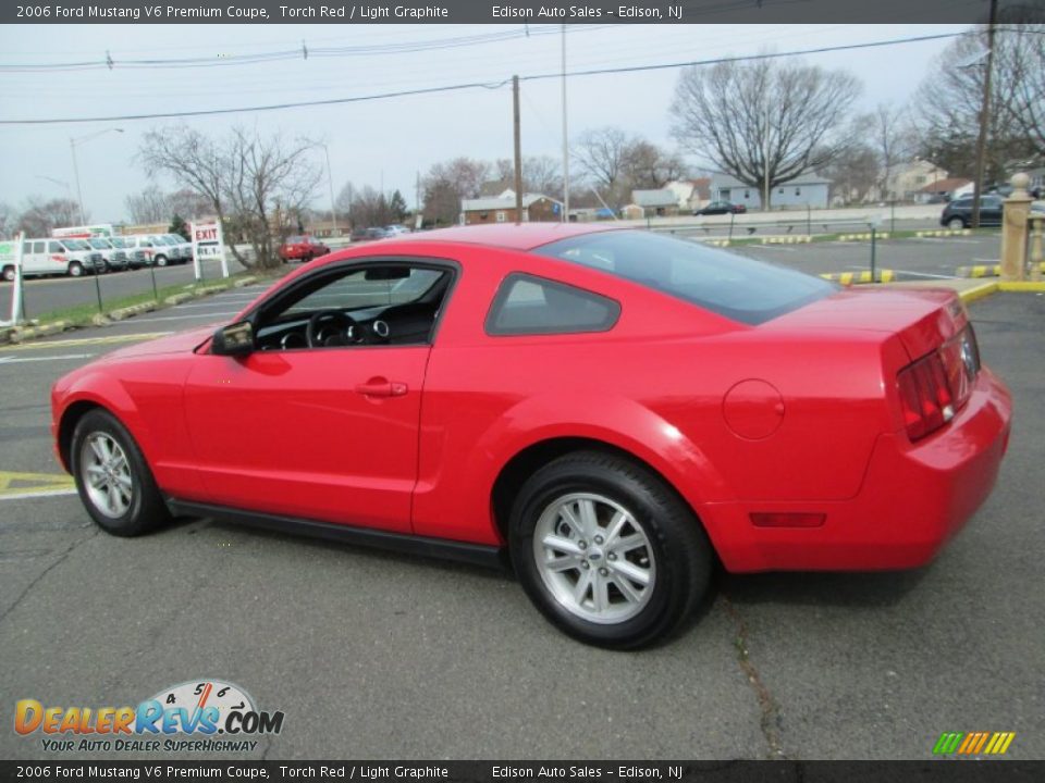 2006 Ford Mustang V6 Premium Coupe Torch Red / Light Graphite Photo #4