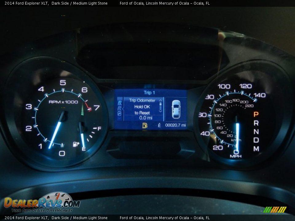 2014 Ford Explorer XLT Dark Side / Medium Light Stone Photo #10