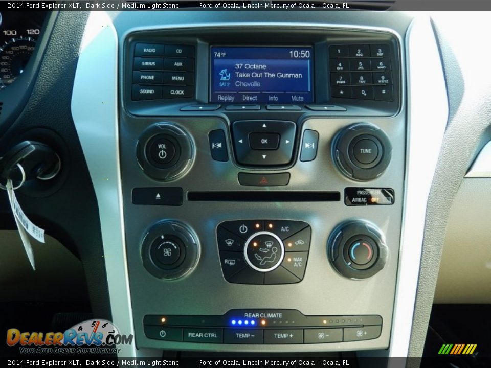 2014 Ford Explorer XLT Dark Side / Medium Light Stone Photo #11