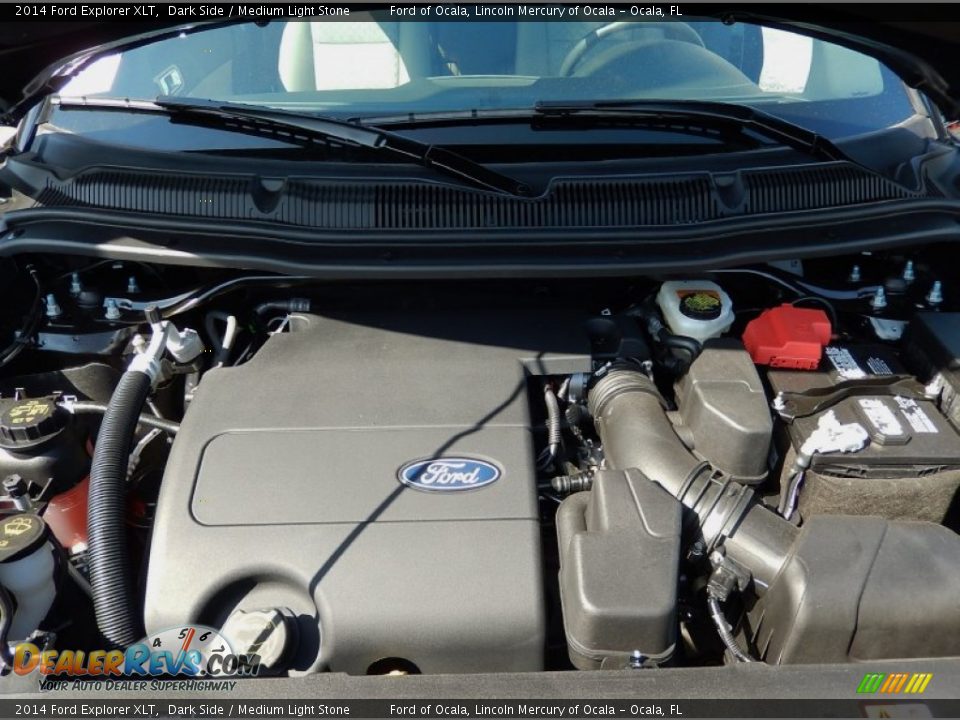 2014 Ford Explorer XLT Dark Side / Medium Light Stone Photo #12