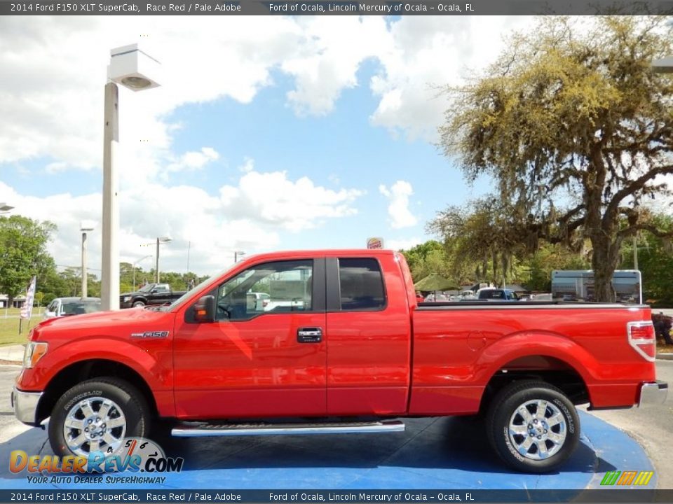 Race Red 2014 Ford F150 XLT SuperCab Photo #2