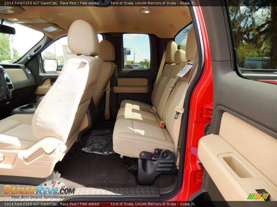 2014 Ford F150 XLT SuperCab Race Red / Pale Adobe Photo #7