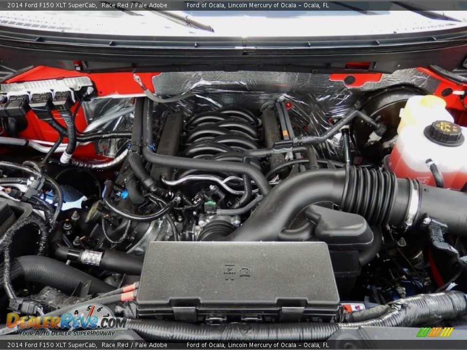 2014 Ford F150 XLT SuperCab Race Red / Pale Adobe Photo #11