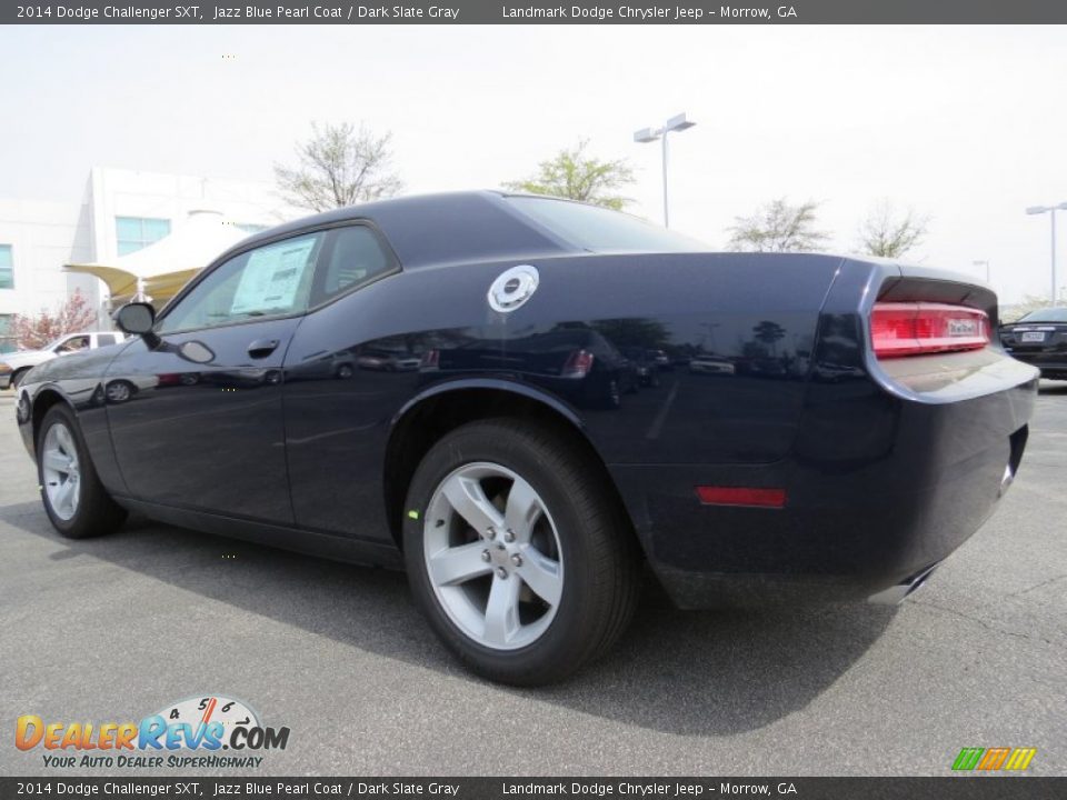 2014 Dodge Challenger SXT Jazz Blue Pearl Coat / Dark Slate Gray Photo #2