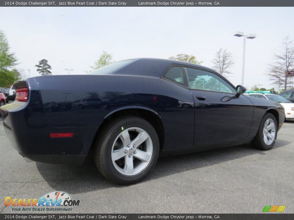 2014 Dodge Challenger SXT Jazz Blue Pearl Coat / Dark Slate Gray Photo #3