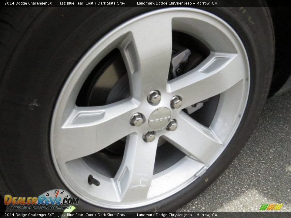 2014 Dodge Challenger SXT Jazz Blue Pearl Coat / Dark Slate Gray Photo #5