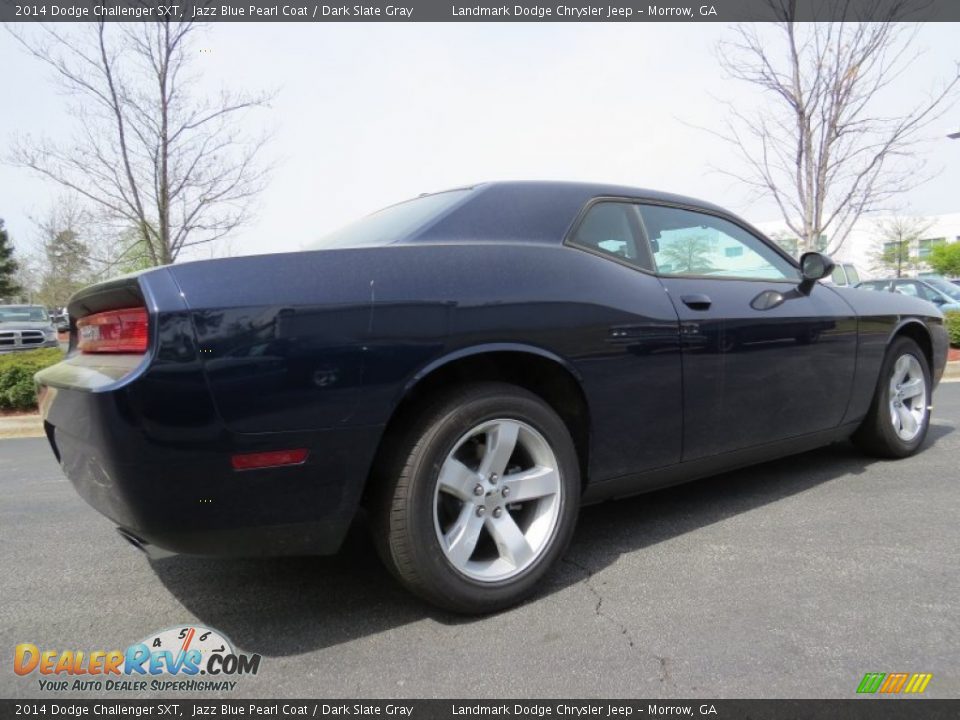 2014 Dodge Challenger SXT Jazz Blue Pearl Coat / Dark Slate Gray Photo #3