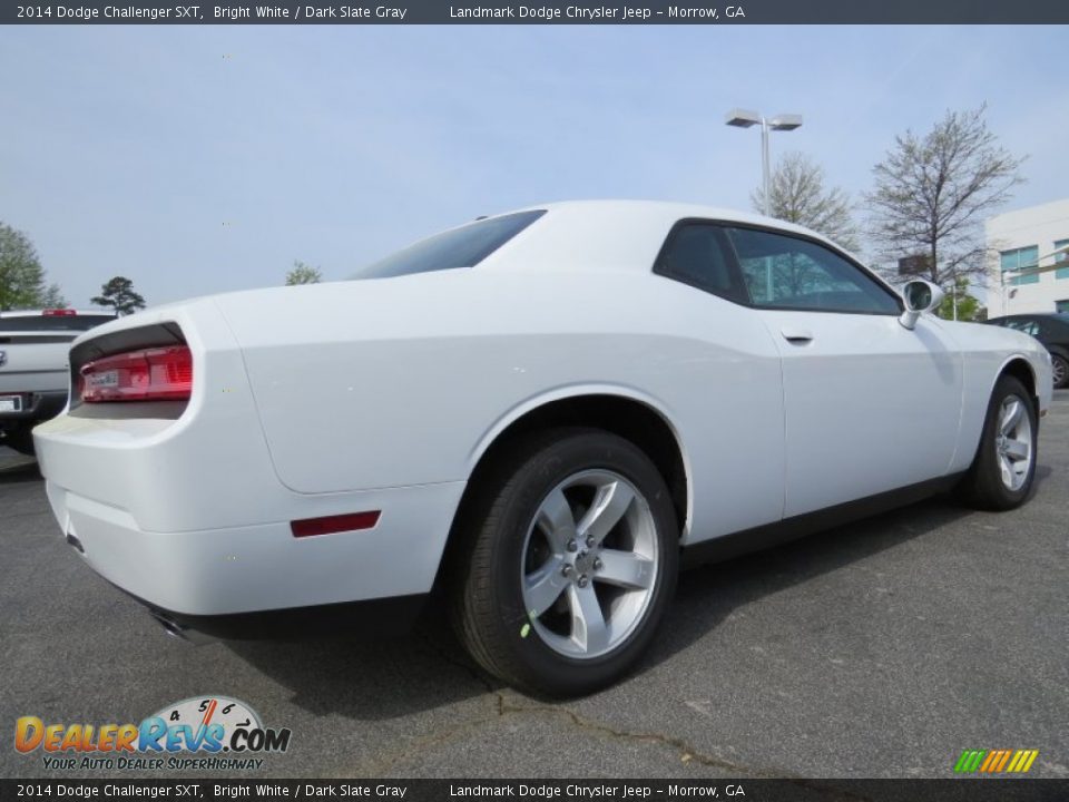 2014 Dodge Challenger SXT Bright White / Dark Slate Gray Photo #3