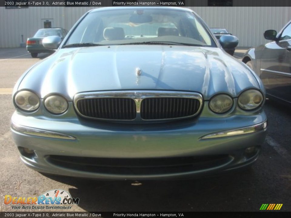 2003 Jaguar X-Type 3.0 Adriatic Blue Metallic / Dove Photo #4