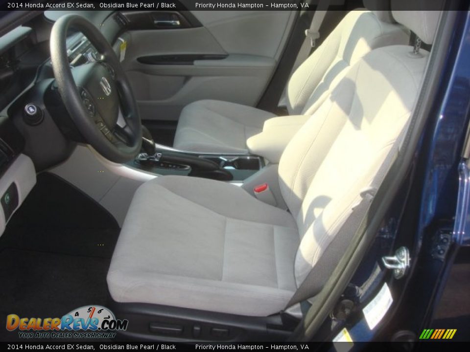 2014 Honda Accord EX Sedan Obsidian Blue Pearl / Black Photo #8