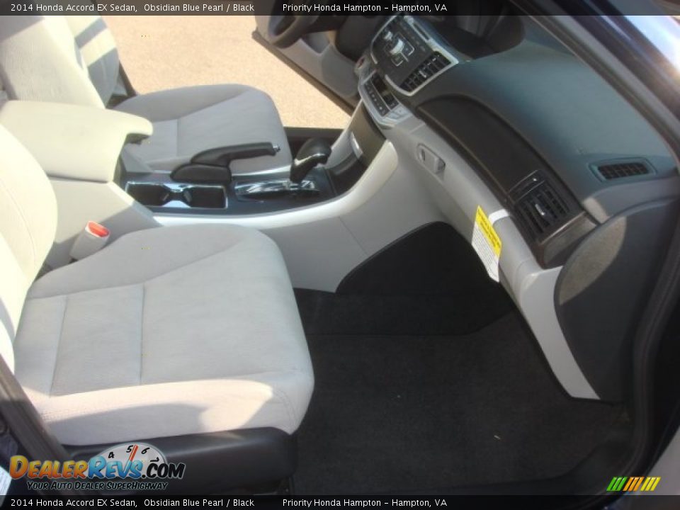 2014 Honda Accord EX Sedan Obsidian Blue Pearl / Black Photo #13