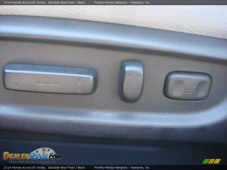 2014 Honda Accord EX Sedan Obsidian Blue Pearl / Black Photo #15