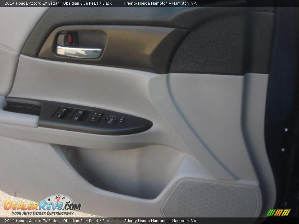 2014 Honda Accord EX Sedan Obsidian Blue Pearl / Black Photo #17