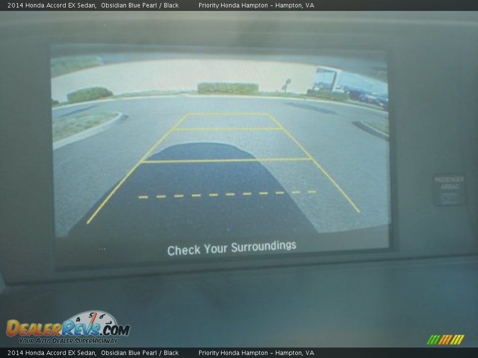 2014 Honda Accord EX Sedan Obsidian Blue Pearl / Black Photo #20