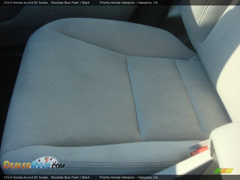 2014 Honda Accord EX Sedan Obsidian Blue Pearl / Black Photo #23