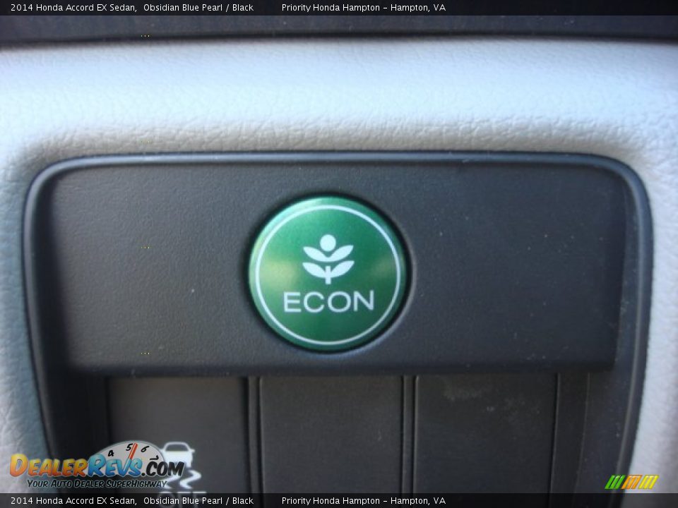 2014 Honda Accord EX Sedan Obsidian Blue Pearl / Black Photo #25