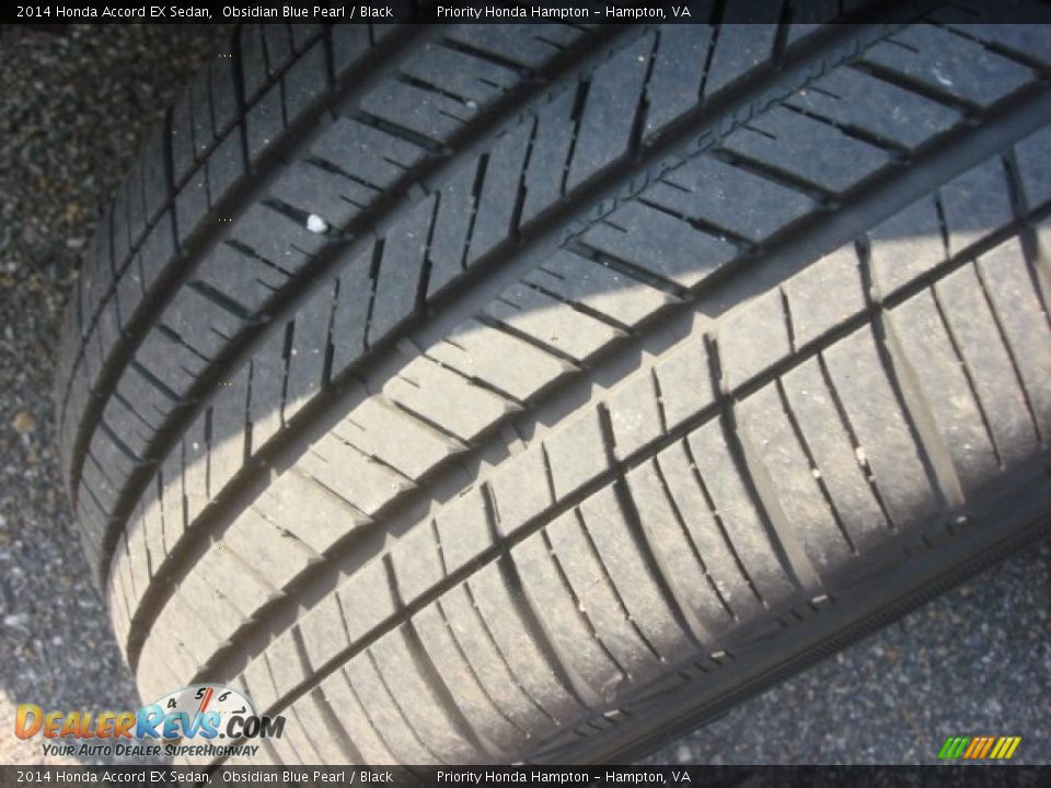 2014 Honda Accord EX Sedan Obsidian Blue Pearl / Black Photo #27