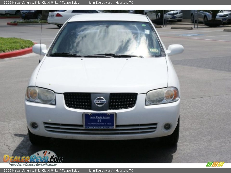 2006 Nissan Sentra 1.8 S Cloud White / Taupe Beige Photo #4