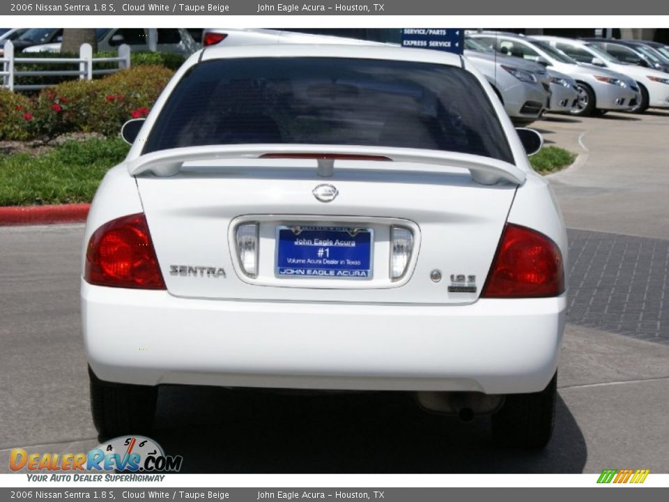 2006 Nissan Sentra 1.8 S Cloud White / Taupe Beige Photo #5