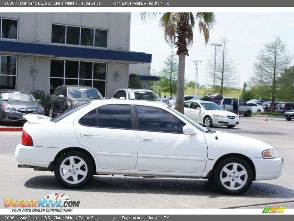 2006 Nissan Sentra 1.8 S Cloud White / Taupe Beige Photo #7