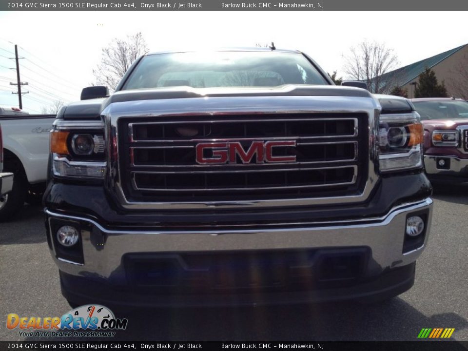 2014 GMC Sierra 1500 SLE Regular Cab 4x4 Onyx Black / Jet Black Photo #2