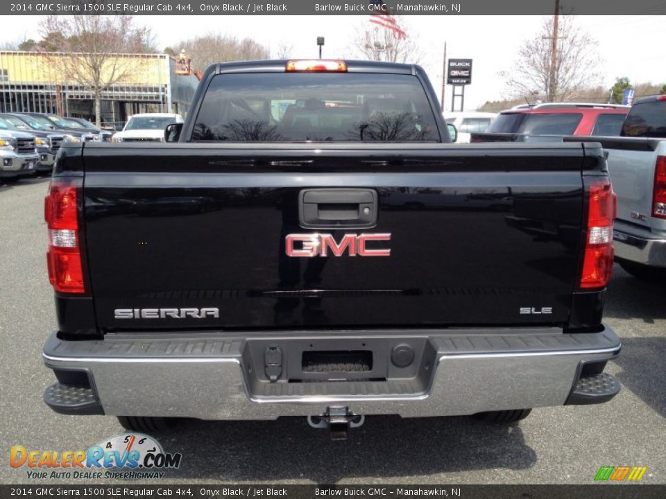 2014 GMC Sierra 1500 SLE Regular Cab 4x4 Onyx Black / Jet Black Photo #5