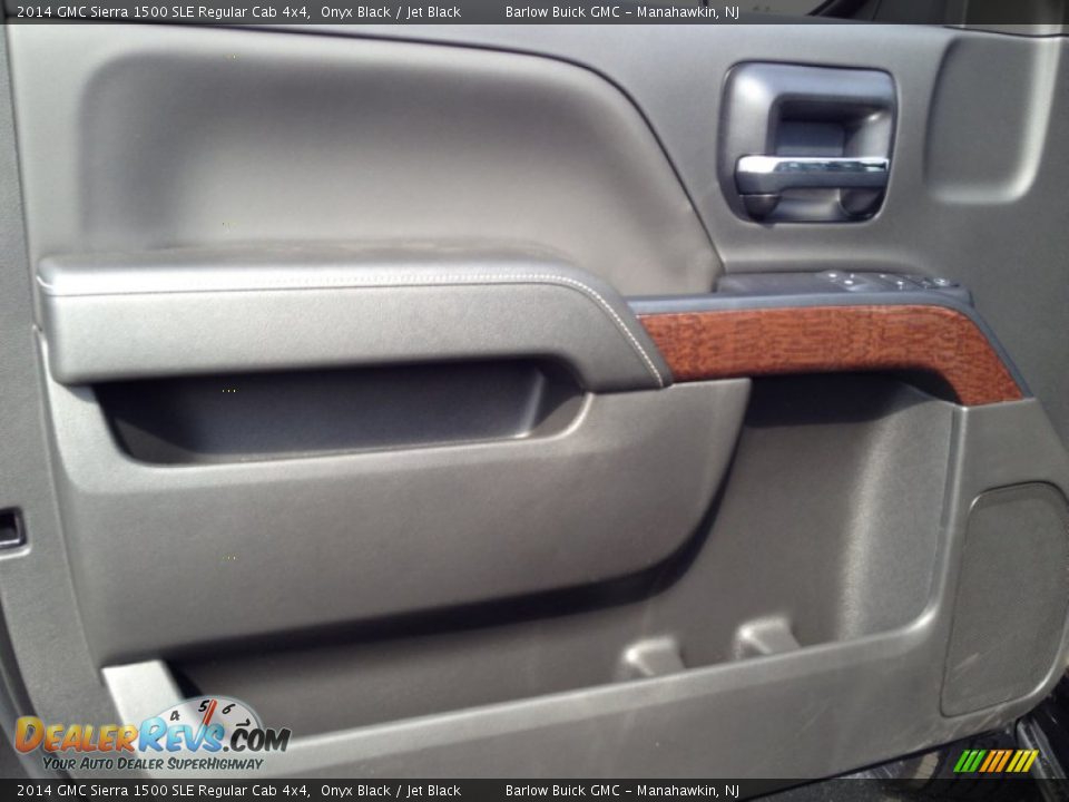 2014 GMC Sierra 1500 SLE Regular Cab 4x4 Onyx Black / Jet Black Photo #8