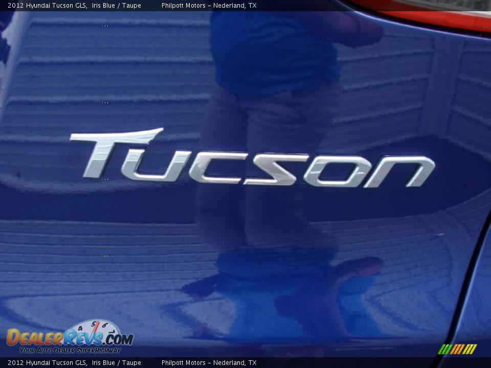 2012 Hyundai Tucson GLS Iris Blue / Taupe Photo #18