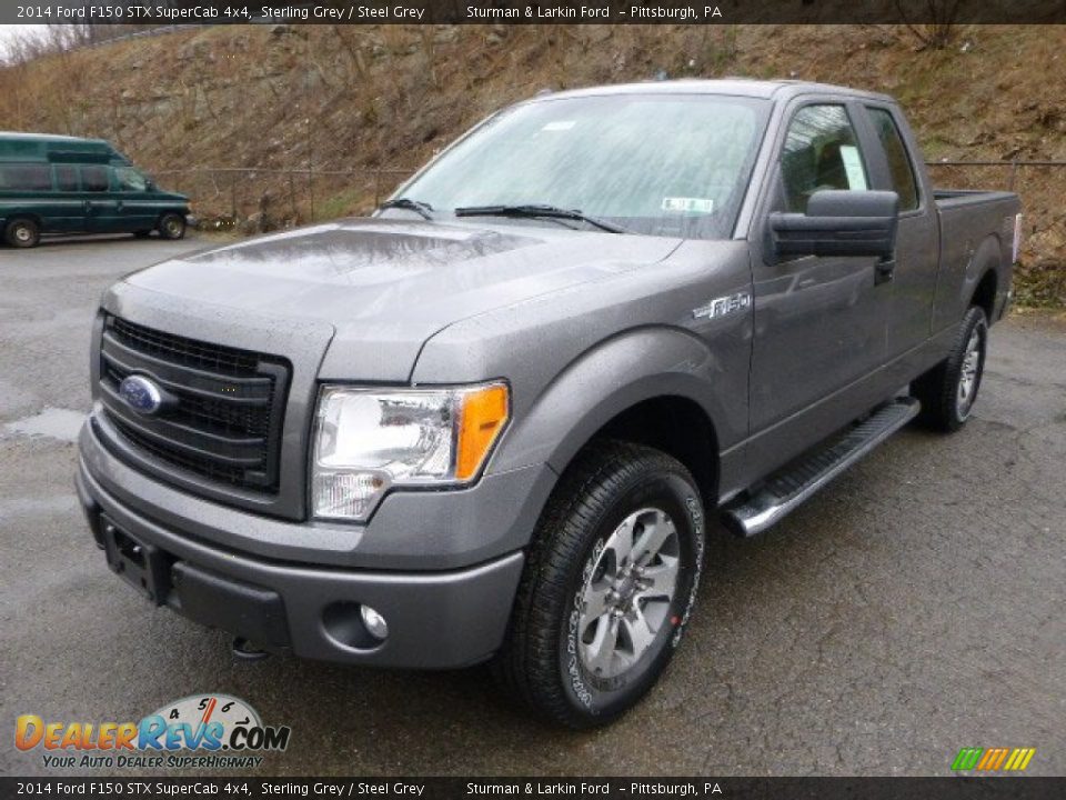Front 3/4 View of 2014 Ford F150 STX SuperCab 4x4 Photo #5