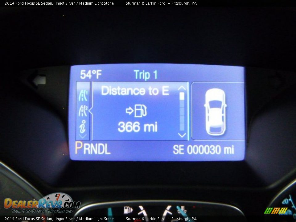 2014 Ford Focus SE Sedan Ingot Silver / Medium Light Stone Photo #14