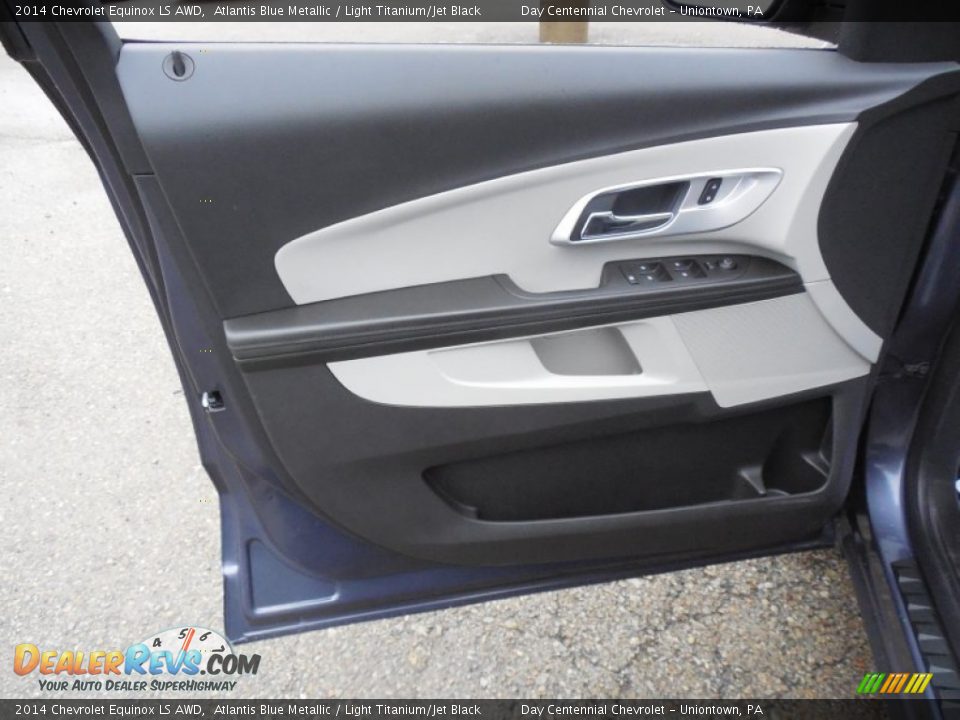 2014 Chevrolet Equinox LS AWD Atlantis Blue Metallic / Light Titanium/Jet Black Photo #12