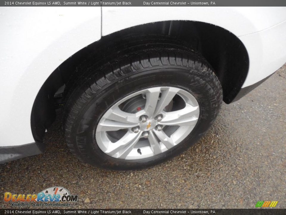 2014 Chevrolet Equinox LS AWD Summit White / Light Titanium/Jet Black Photo #3