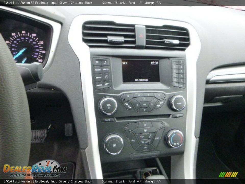 2014 Ford Fusion SE EcoBoost Ingot Silver / Charcoal Black Photo #13