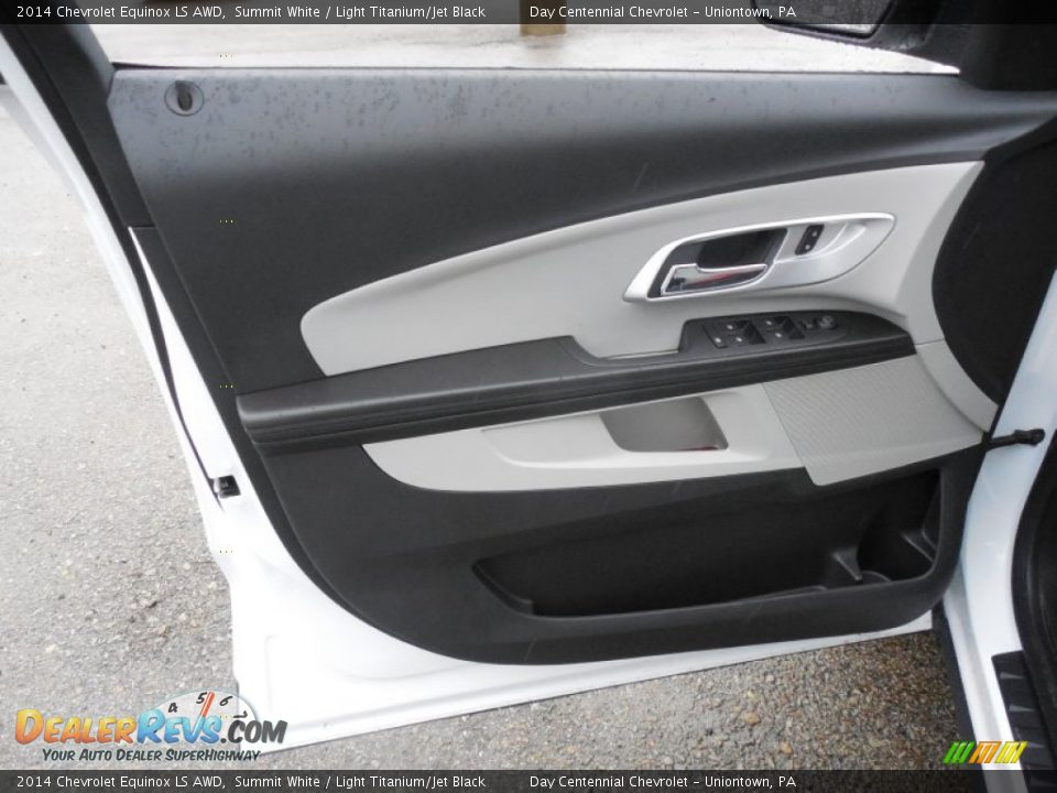 2014 Chevrolet Equinox LS AWD Summit White / Light Titanium/Jet Black Photo #11