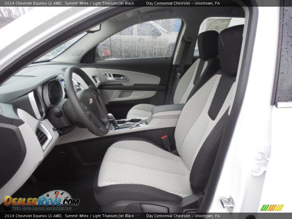 2014 Chevrolet Equinox LS AWD Summit White / Light Titanium/Jet Black Photo #12