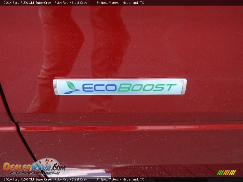 2014 Ford F150 XLT SuperCrew Ruby Red / Steel Grey Photo #14