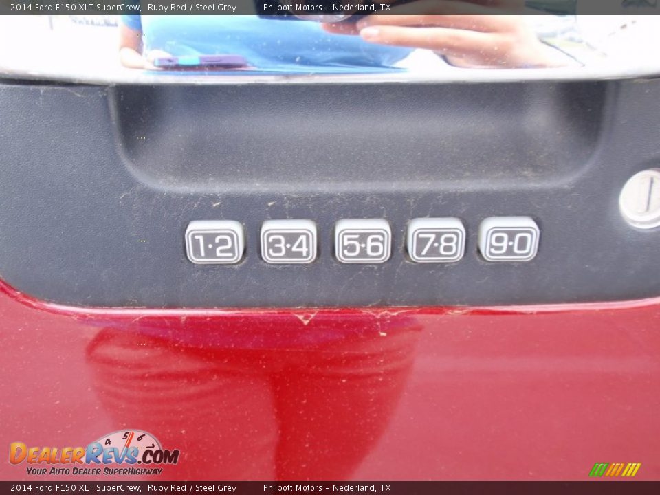 2014 Ford F150 XLT SuperCrew Ruby Red / Steel Grey Photo #15