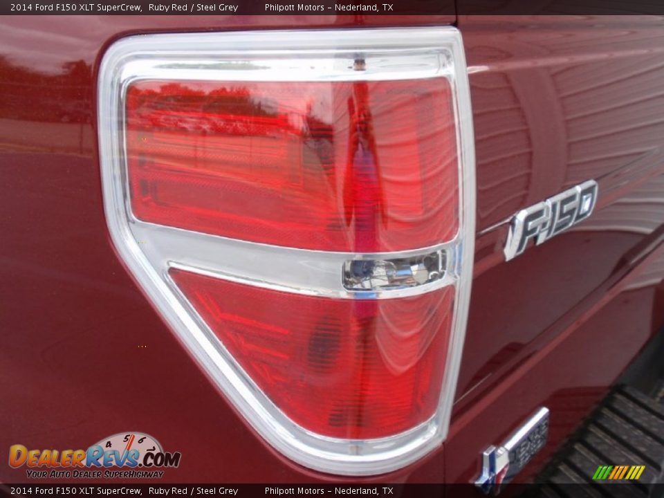 2014 Ford F150 XLT SuperCrew Ruby Red / Steel Grey Photo #17