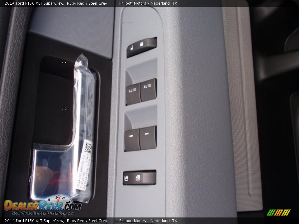 2014 Ford F150 XLT SuperCrew Ruby Red / Steel Grey Photo #27